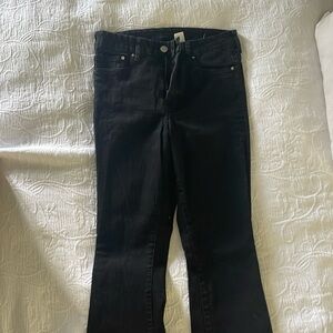 H&M Mini Flare Black Jeans Fall 2023